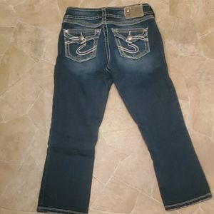 Silver capris